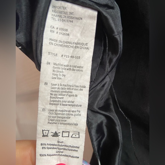 FOREVER 21 Pinstripe Asymmetrical Vest - Picture 7 of 7